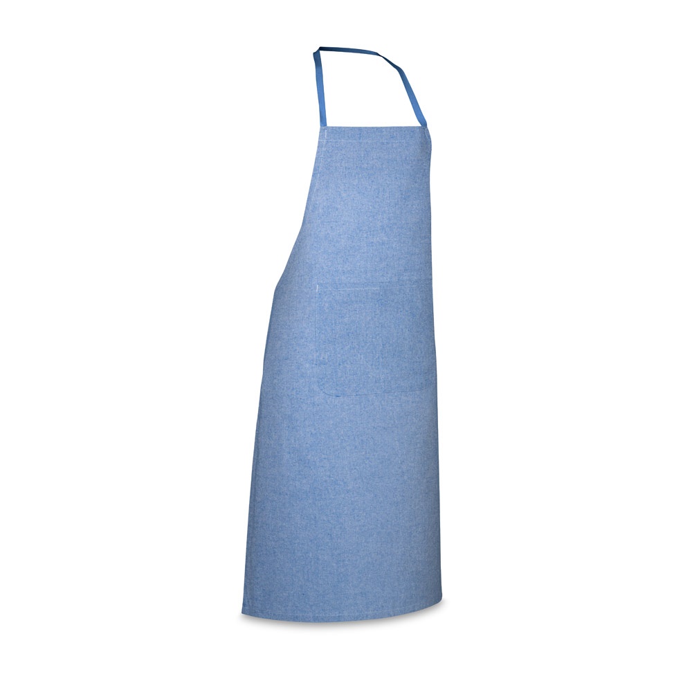 ZIMBRO Tablier avec coton recyclé (140 g/m²) Bleu royal