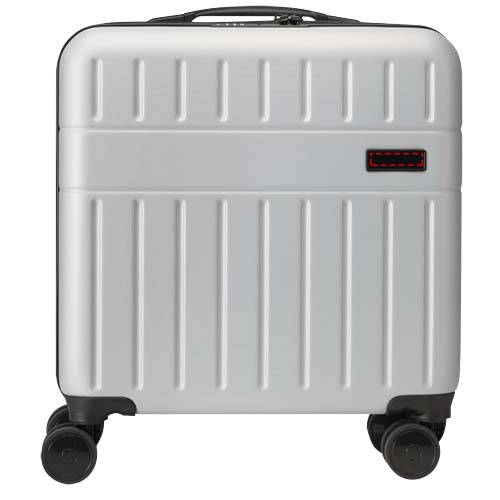 Rover 16 Zoll GRS Laptop-Trolley aus recyceltem Material, 30 l Silber