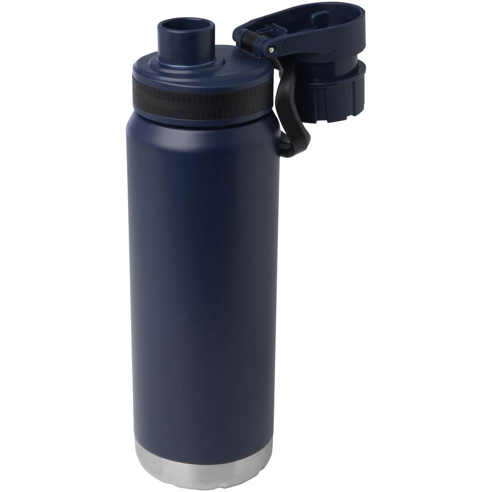 Fortis 700 ml RCS-zertifizierte Kupfer-Vakuum Isolierflasche aus recyceltem Edelstahl (Kohlensäure geeignet) navy