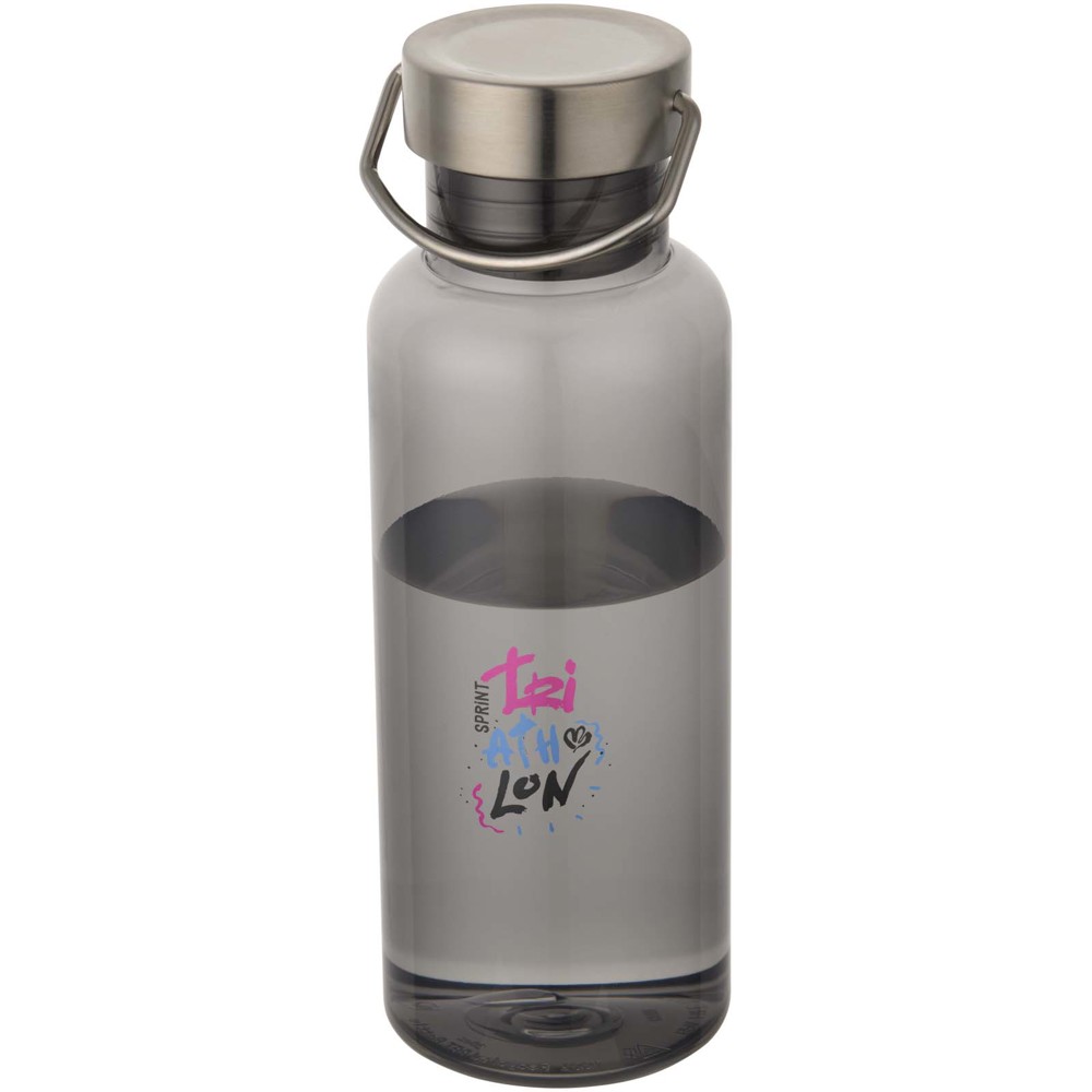 Bouteille d'eau Thor 600 ml en RPET recyclé RCS Noir