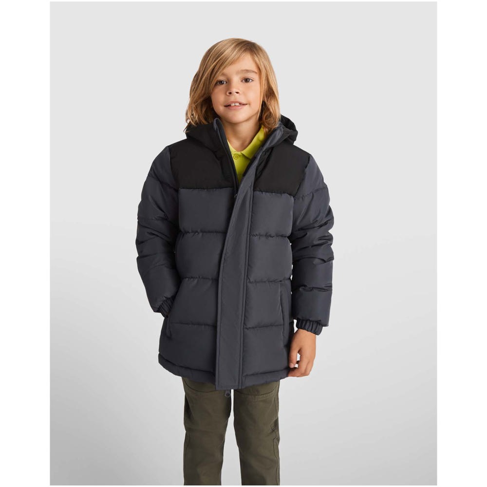 Tallin Steppjacke für Kinder Curry Yellow, schwarz