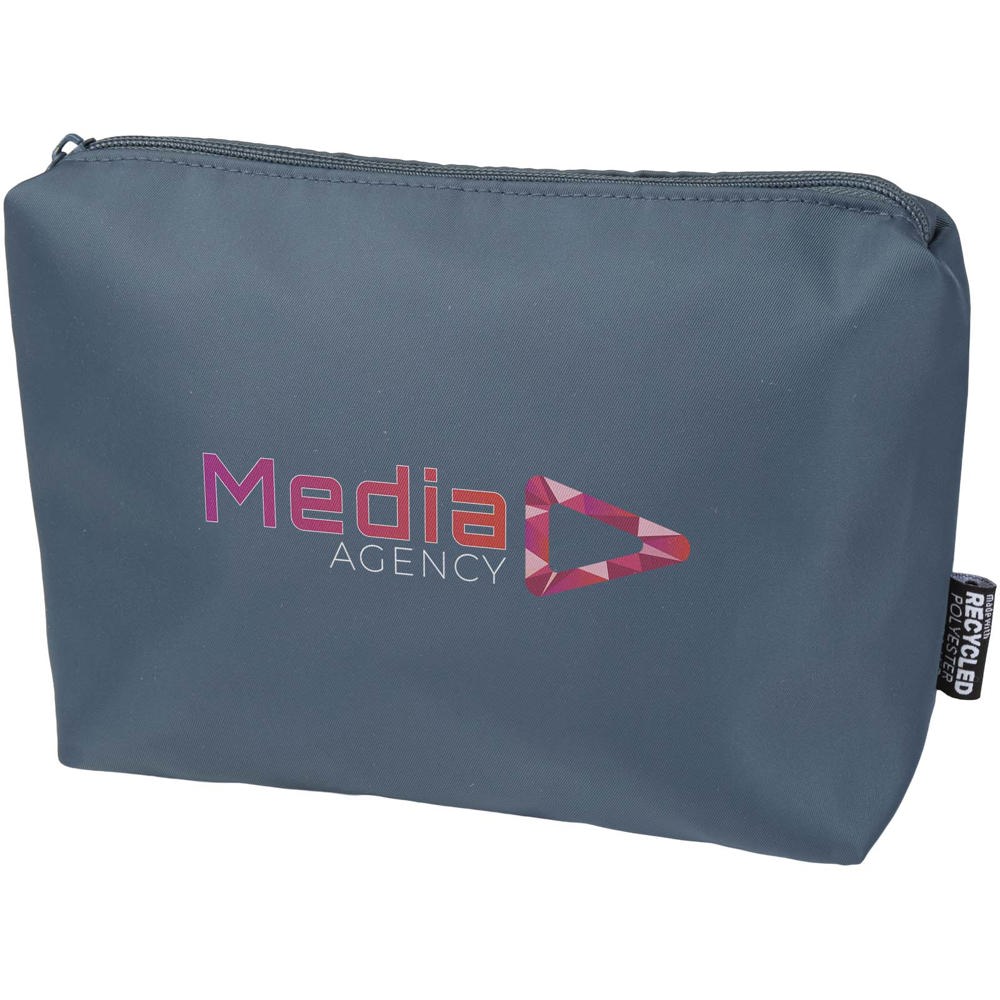 Trousse de toilette de voyage Trip Aware™ de 2 L en matériaux recyclés Hale Blue