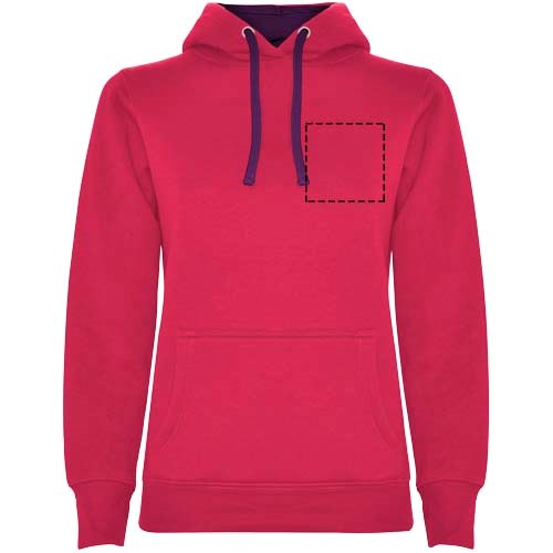 Sweat à capuche Urban pour femme Rossette, Violet