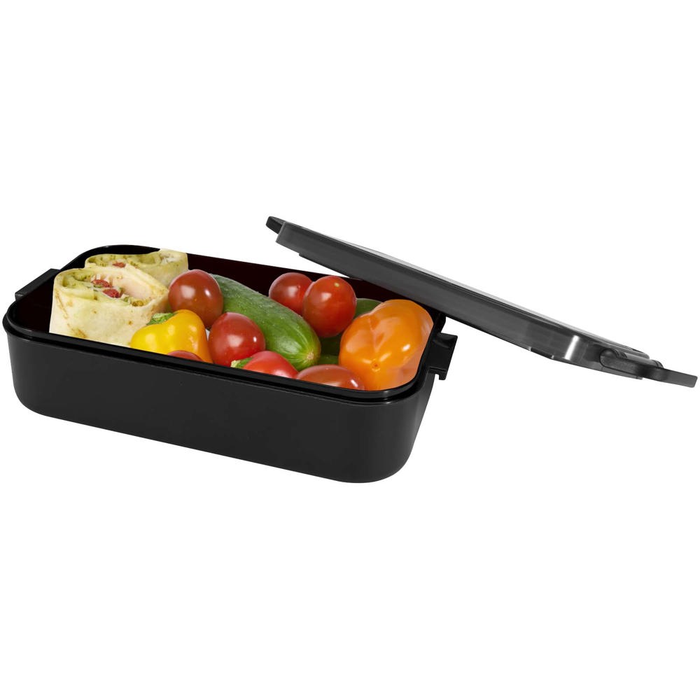 Snappy Lunchbox und Besteckset schwarz