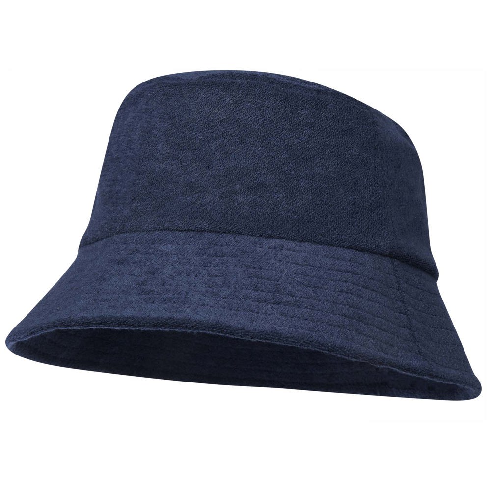 Chapeau anti-UV Melo en tissu éponge recyclé GRS Marine