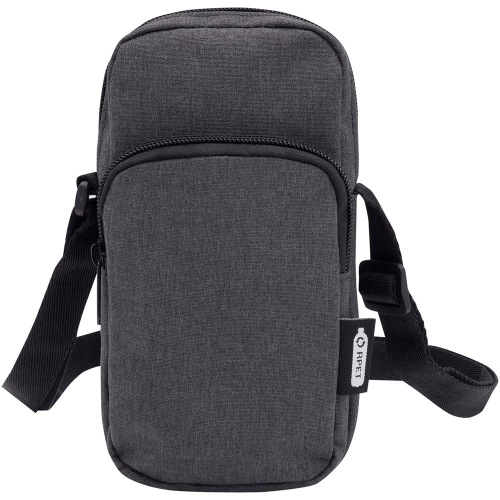 Ross Handytasche aus recyceltem GRS-Material Heather Charcoal