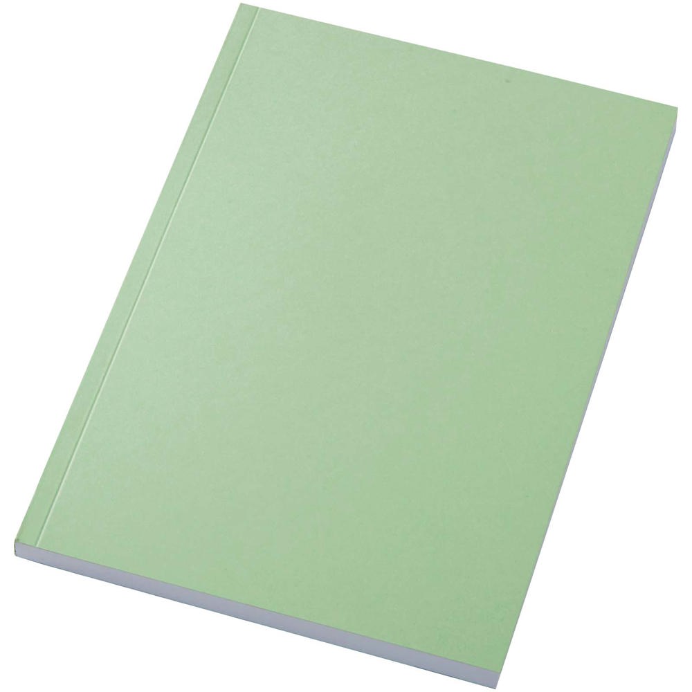 Novella Austen A5 Softcover Notizbuch aus Recyclingmaterial – 100 Blatt grün