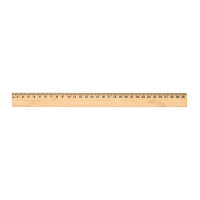 Lineal 30cm Bambus