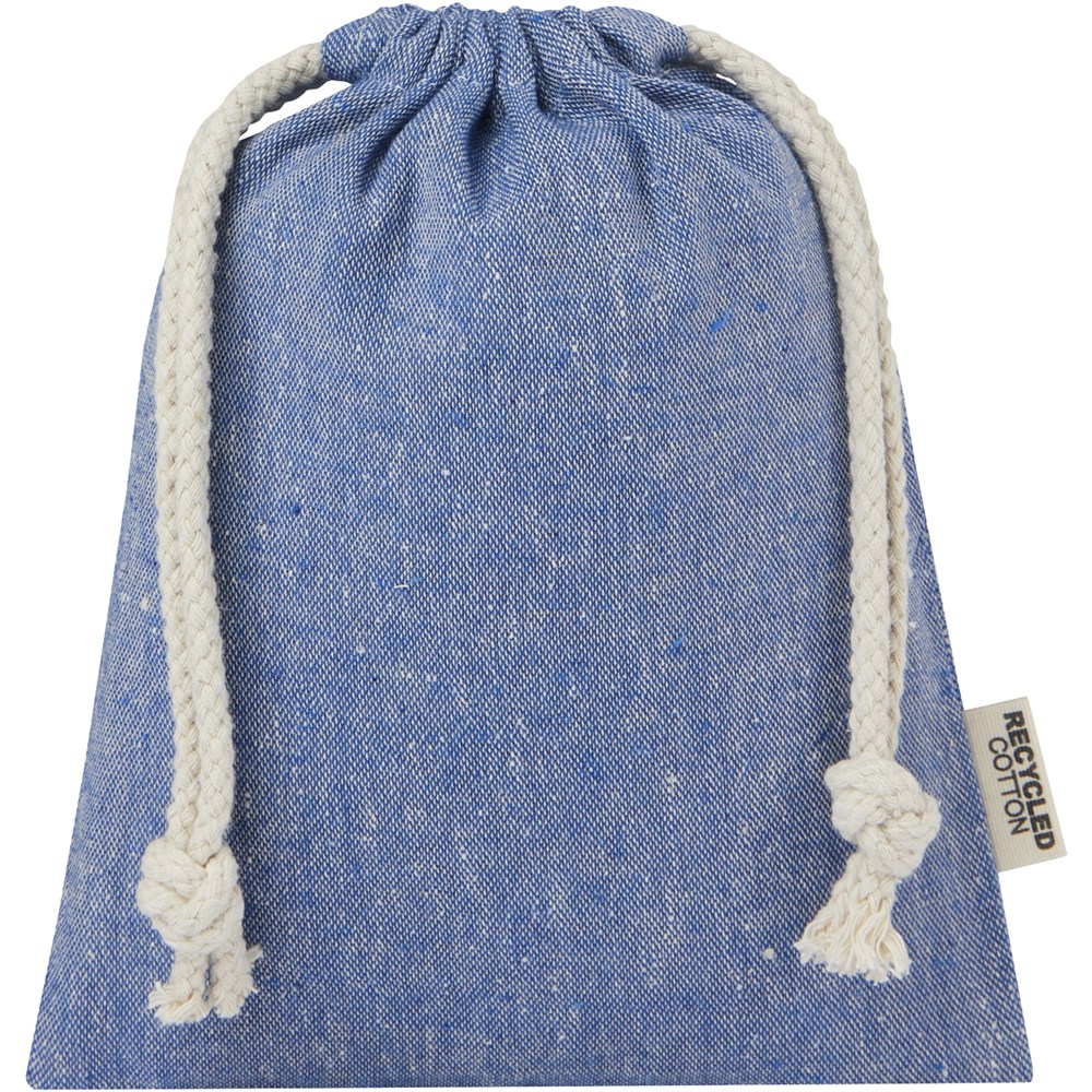 Zuziehbeutel 25 x 30 cm Kordel blau