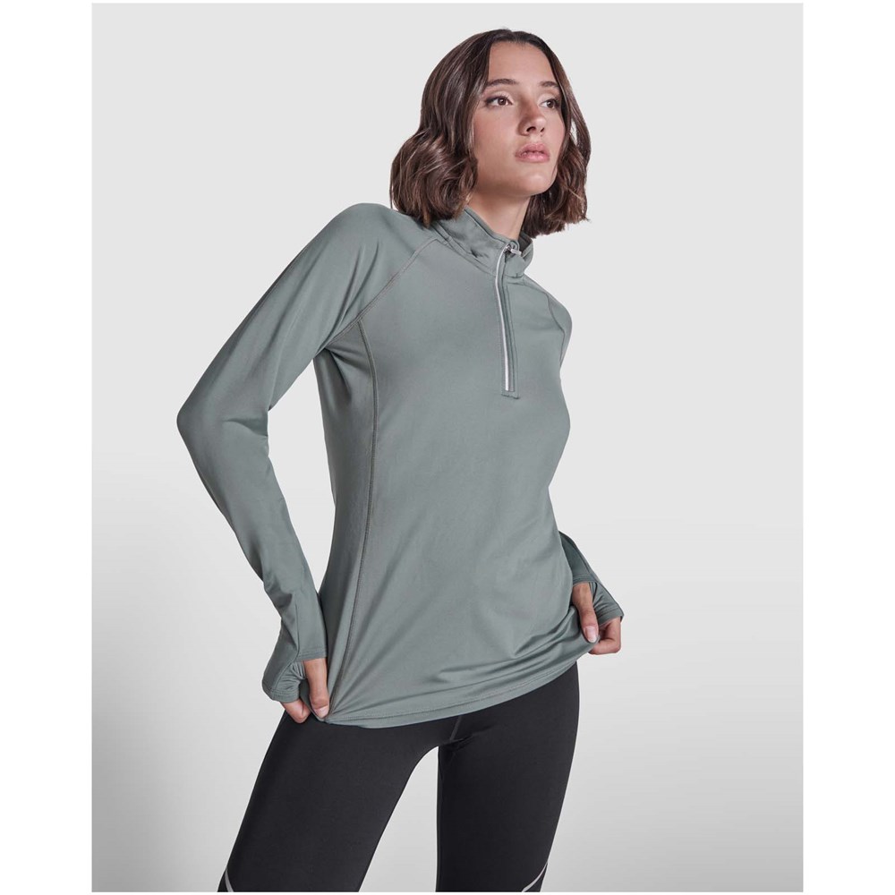Estambul Half-Zip Sweatshirt für Damen schwarz