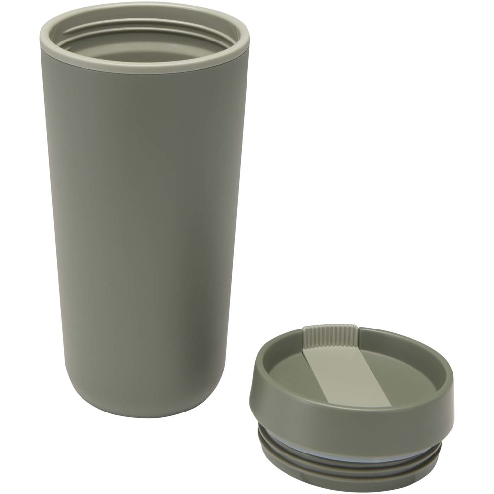 Gobelet en plastique à double paroi Sedona, 480 ml Vert