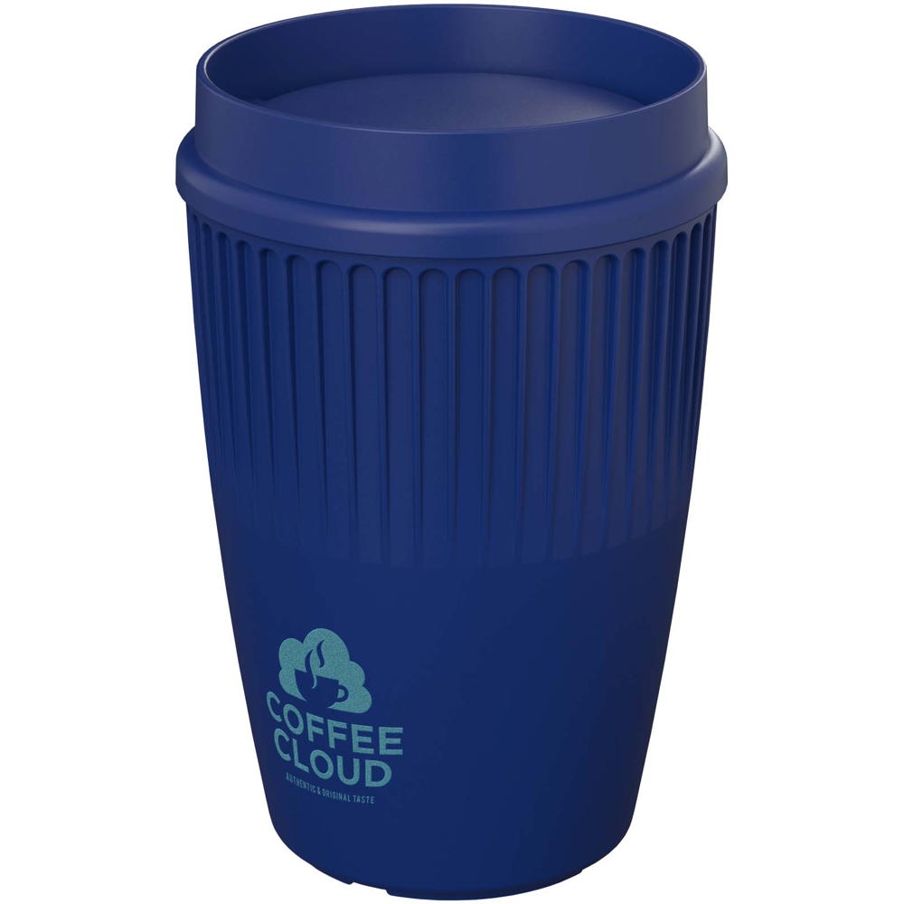 Gobelet Cirrus de 350 ml avec couvercle 360° Bleu