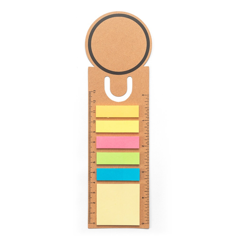 SAWYER. Büroset 3-in-1- aus 100 % Recyclingpapier mit runder Oberseite und schwarzem Aufdruck rundum