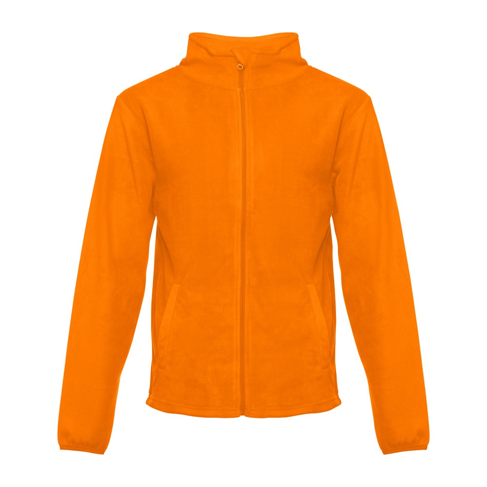 THC HELSINKI Herren-Fleecejacke aus Polyester orange