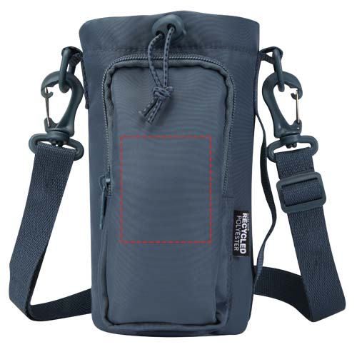 Sac porte-bouteille Trip Aware™ de 2 L en matériaux recyclés Bleu hale