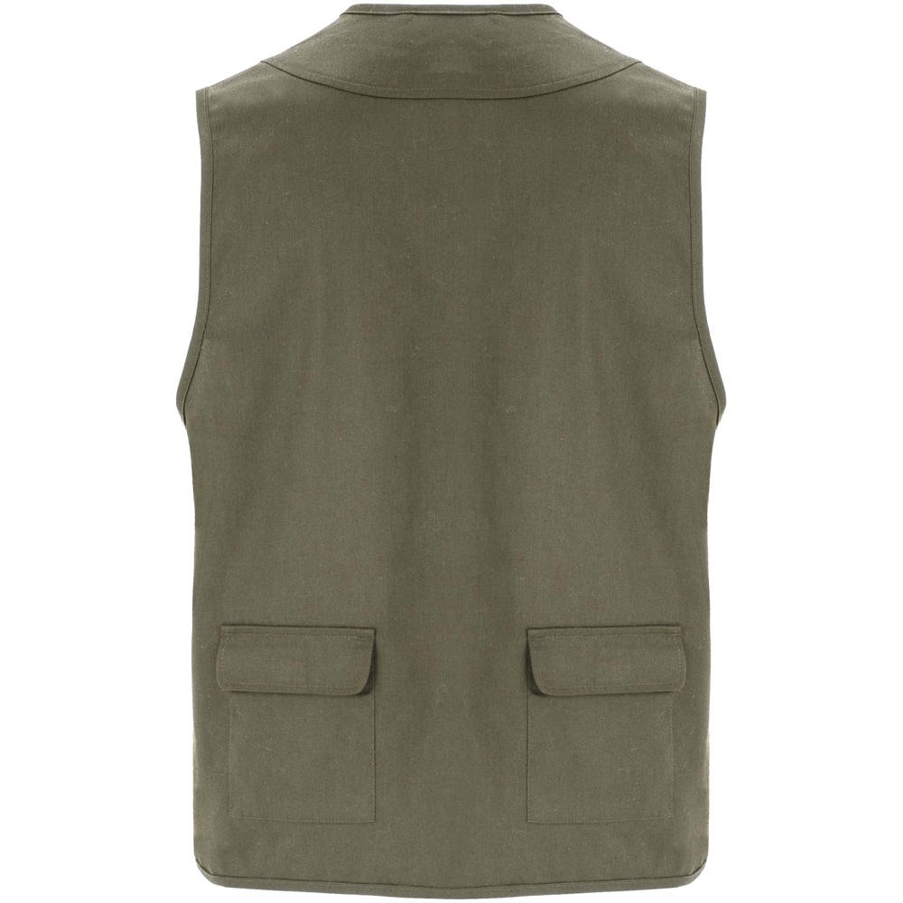 Venera Arbeitsweste mit V-Ausschnitt und mehreren Taschen, 200 g/m2 militärgrün