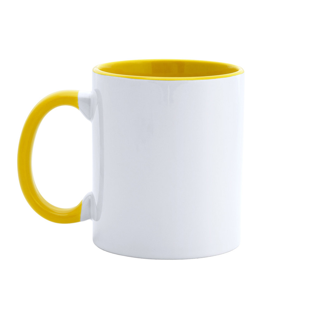Tasse en céramique Bellinzone jaune