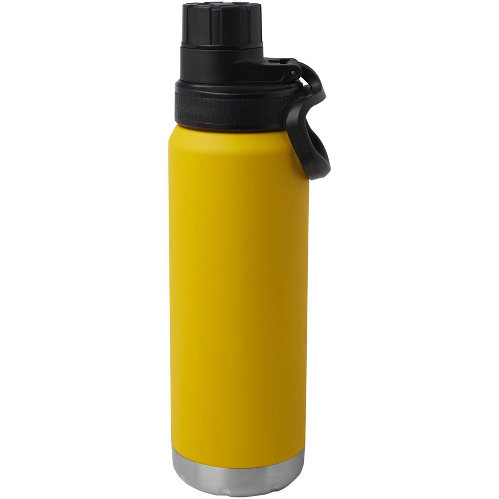 Fortis 700 ml RCS-zertifizierte Kupfer-Vakuum Isolierflasche aus recyceltem Edelstahl (Kohlensäure geeignet) Ochre