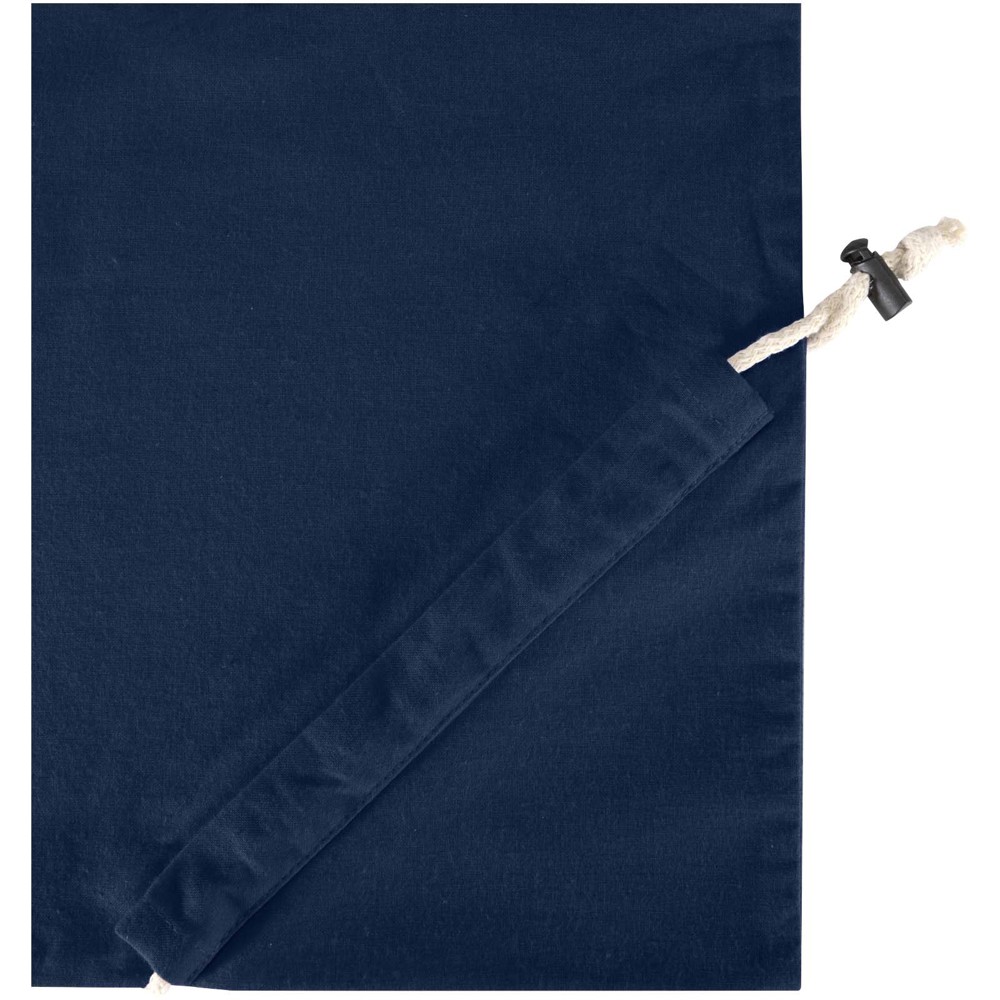 Madras Blend 140 g/m², GRS-zertifizierte, faltbare Baumwoll Tragetasche, 7 l navy