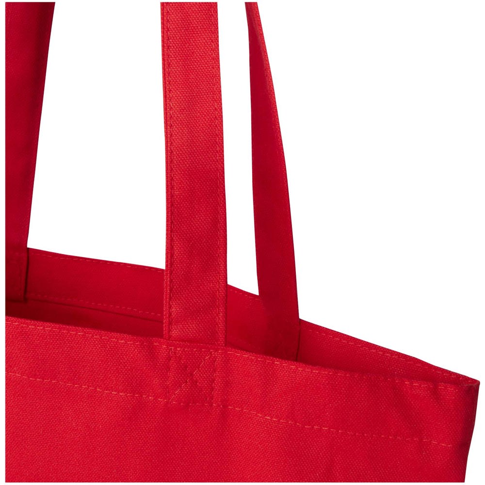 Sac shopping Odisha de 10 L bio certifié OCS 270 g/m² rouge