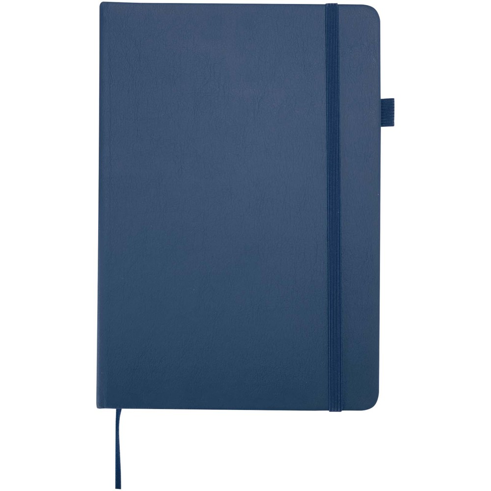 Carnet Liss A5 à couverture rigide en plastique recyclé Bleu océan
