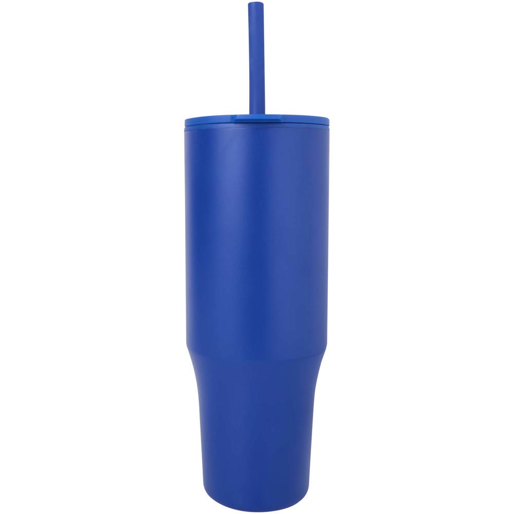 Brady 900 ml RCS-zertifizierter Isolierbecher mit Silikon Trinkhalm royalblau