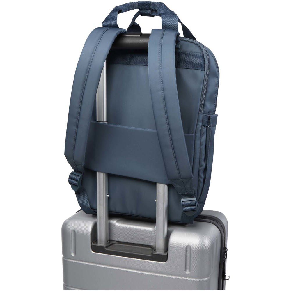 Sac à dos de voyage pour ordinateur portable Trip 14” Aware™ de 9 L en matériaux recyclés Hale Blue