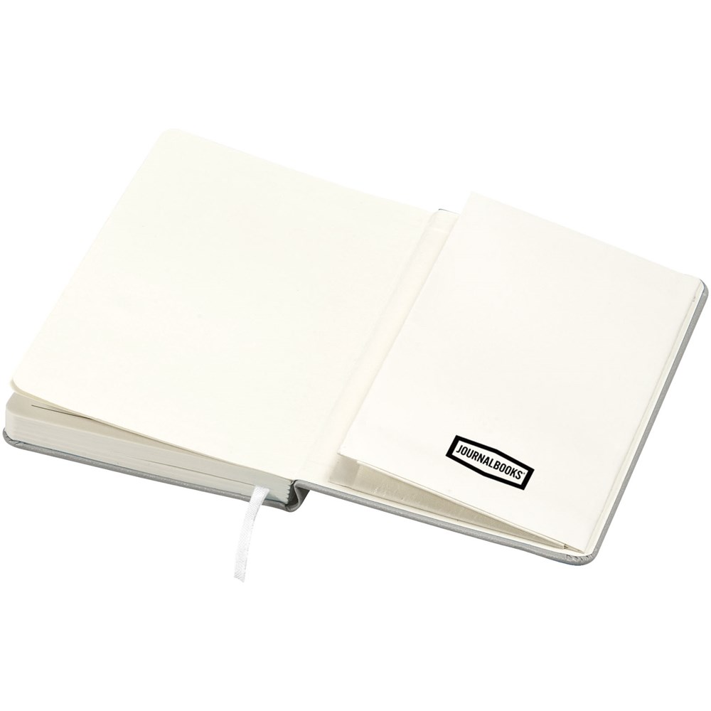 Carnet de notes Classic format A5 à couverture rigide Argent