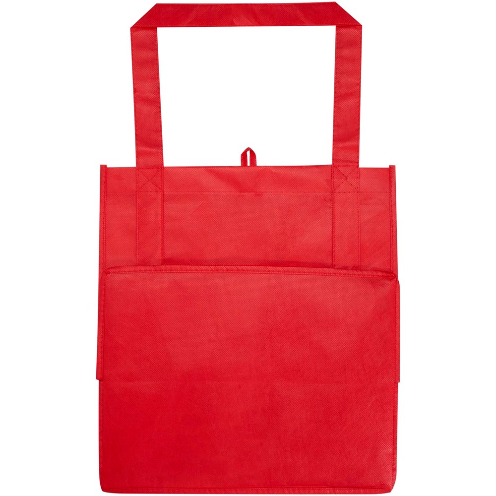Liberty Tragetasche mit hartem Boden aus recyceltem GRS Non Woven 6 L rot