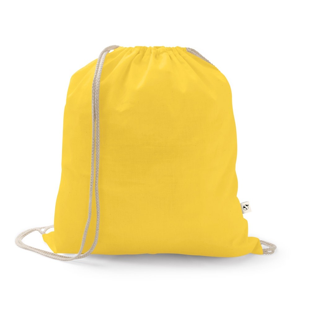 ISTANBUL Rucksack aus recycelter Baumwolle (70%), Polyester (30% rPET) (150 g/m²) gelb