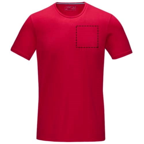 T-shirt bio manches courtes homme Balfour Rouge