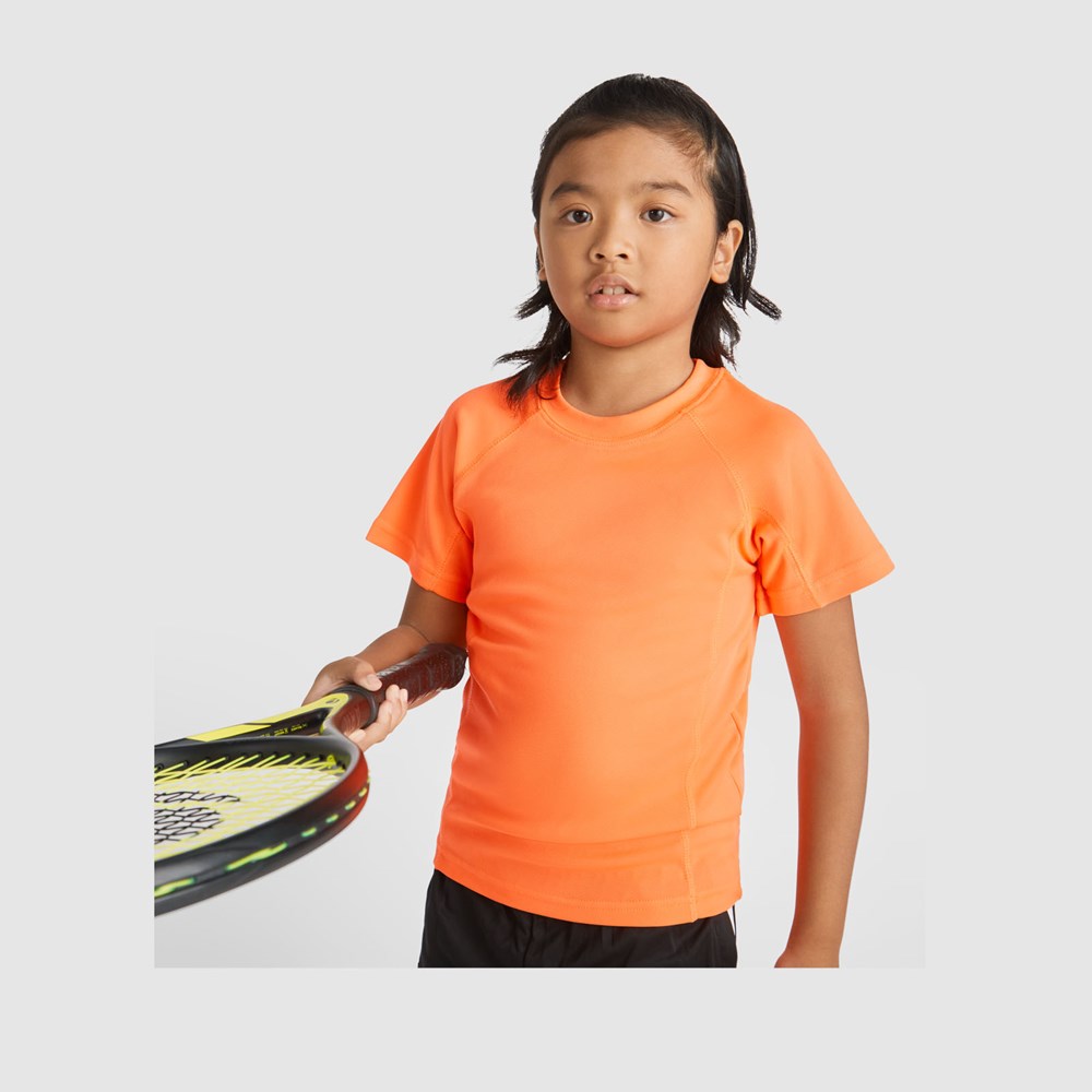 T-shirt sport Montecarlo à manches courtes pour enfant Vert fougère