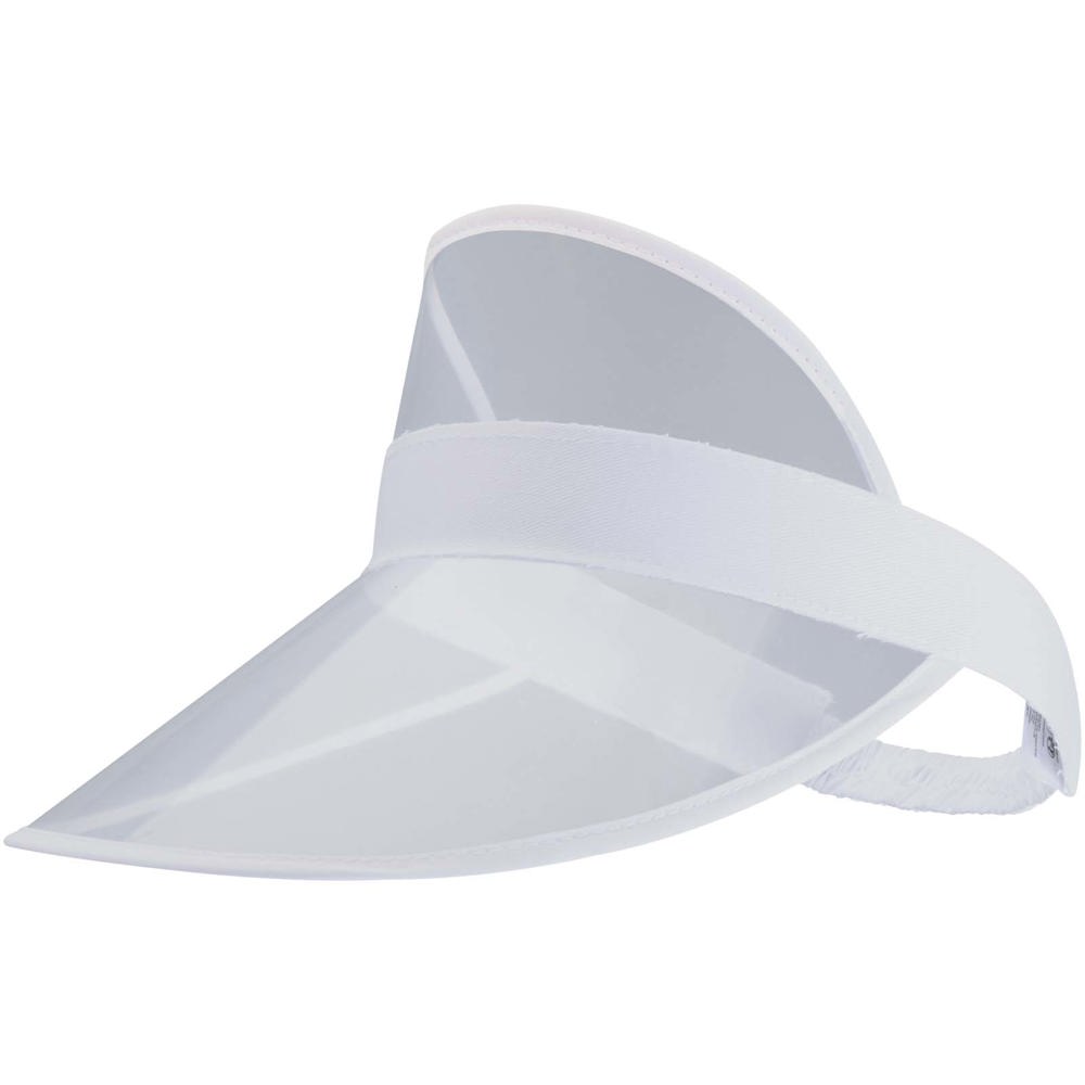 Bright Kappe mit transparentem Schirm weiss