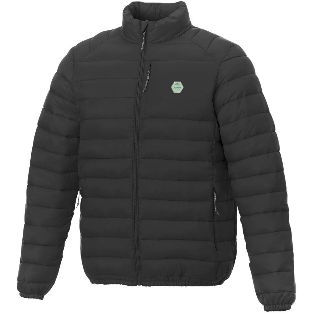 Pallas recycelte wattierte Jacke für Herren schwarz