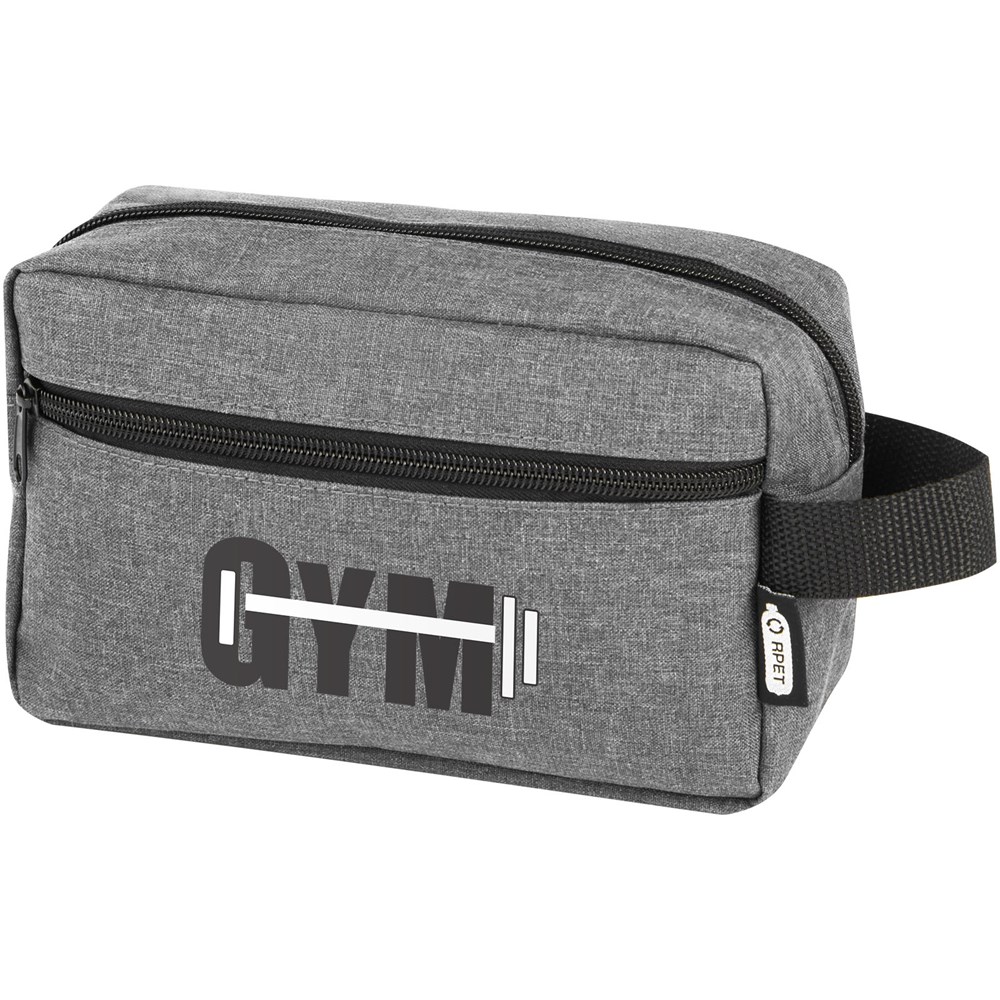 Ross GRS RPET Kulturbeutel, 1,5 l heather grau