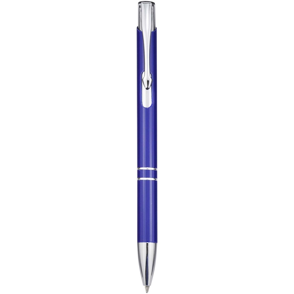 Moneta Kugelschreiber aus recyceltem Aluminium (blaue Mine) royalblau