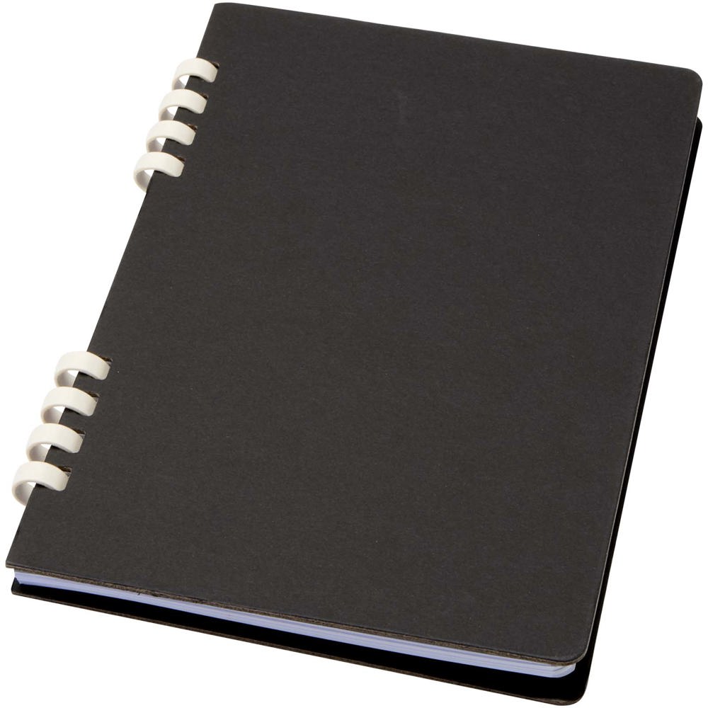 Fil A5 Hardcover RCS recyceltes Spiralnotizbuch schwarz