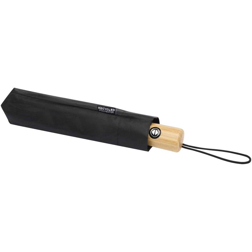 Parapluie pliable Renee de 58 cm à ouverture et fermeture automatiques noir
