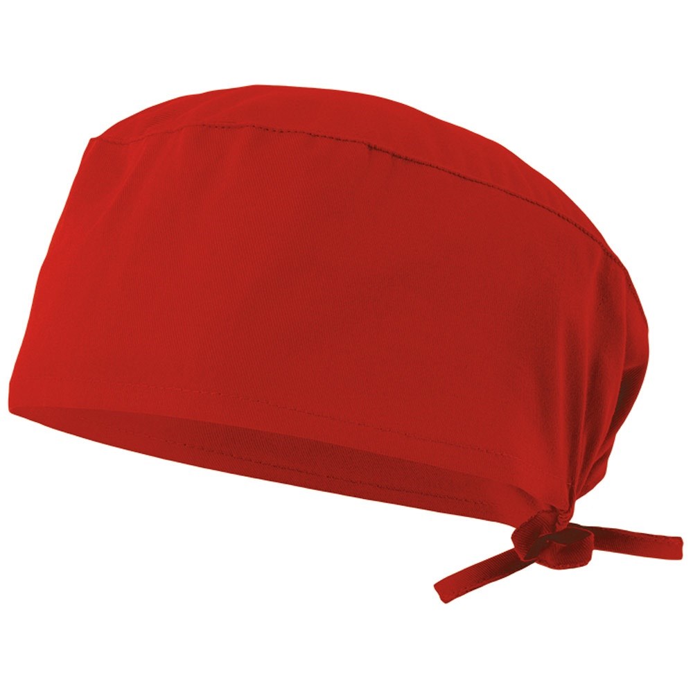 VL ENLIL Gesundheitsbonnet (190g/m²), in Baumwolle (35%) und Polyester (65%) rot