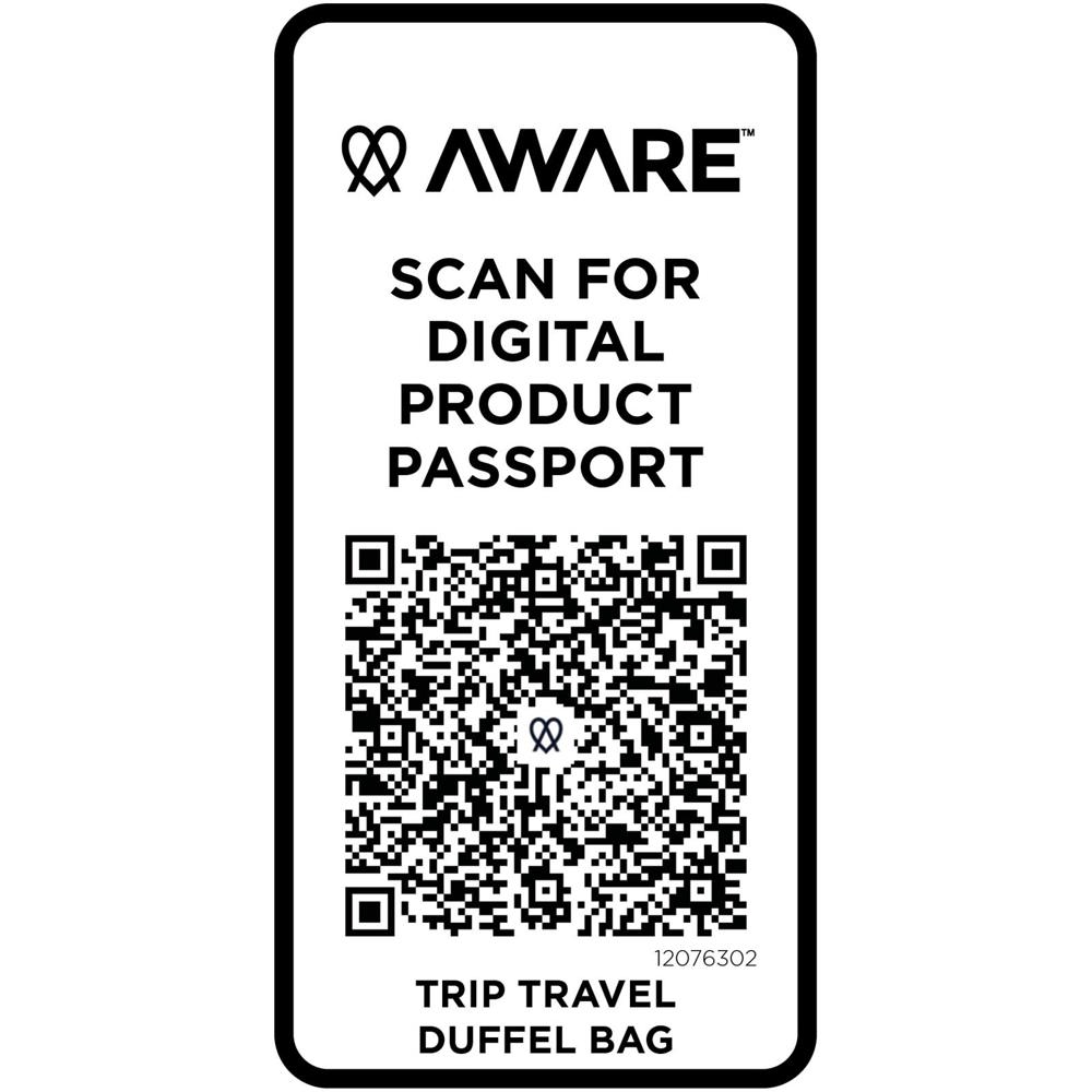 Trip Aware™ recycelte Reisetasche 42L offwhite
