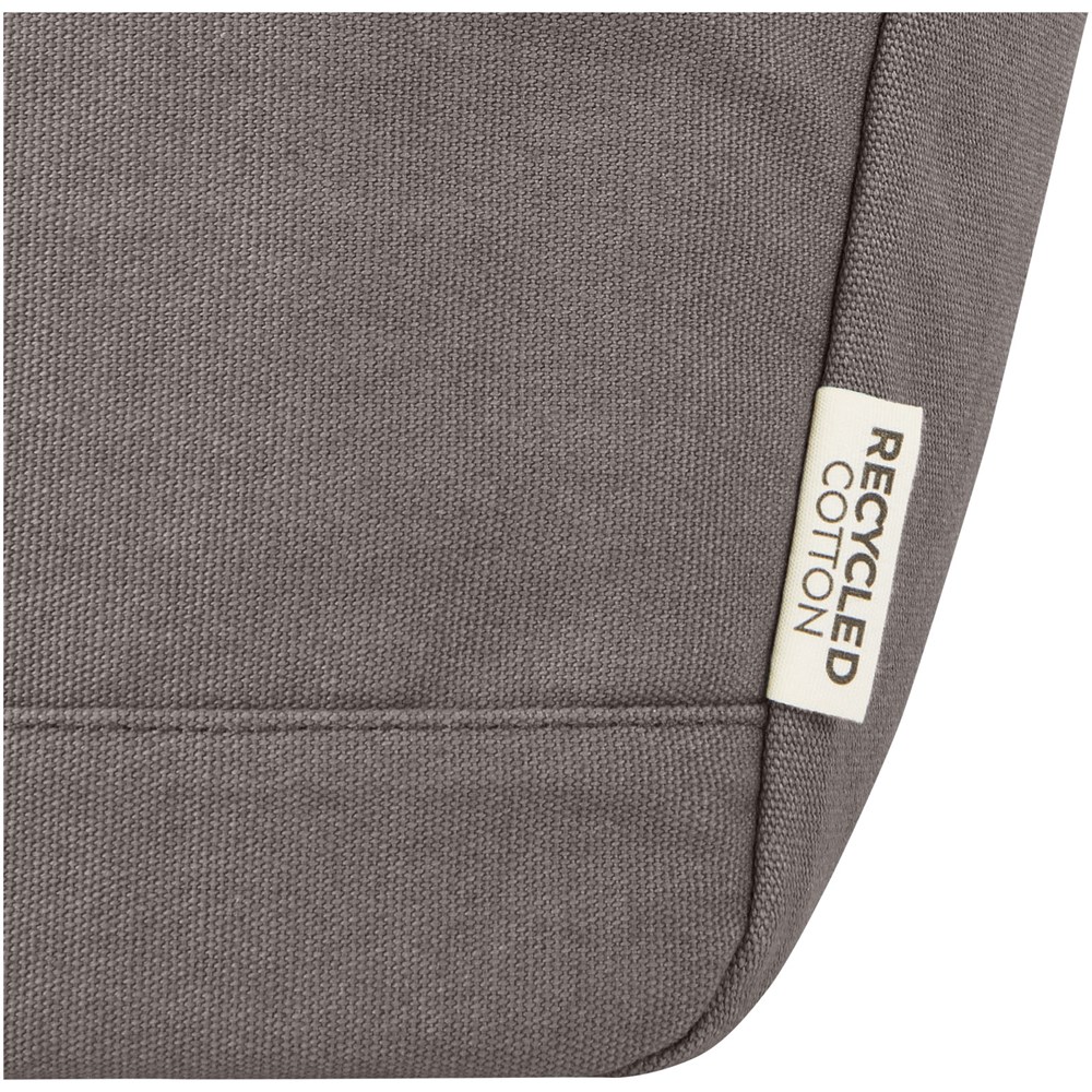 Joey GRS-recycelte Canvas Lunch Kühltasche 6 L für 9 Dosen grau