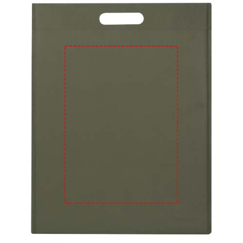 Sac shopping EcoSeal non tissé de 5 L en matériaux recyclés certifiés GRS Vert forêt