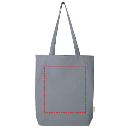 Sac shopping Odisha de 10 L bio certifié OCS 270 g/m² gris