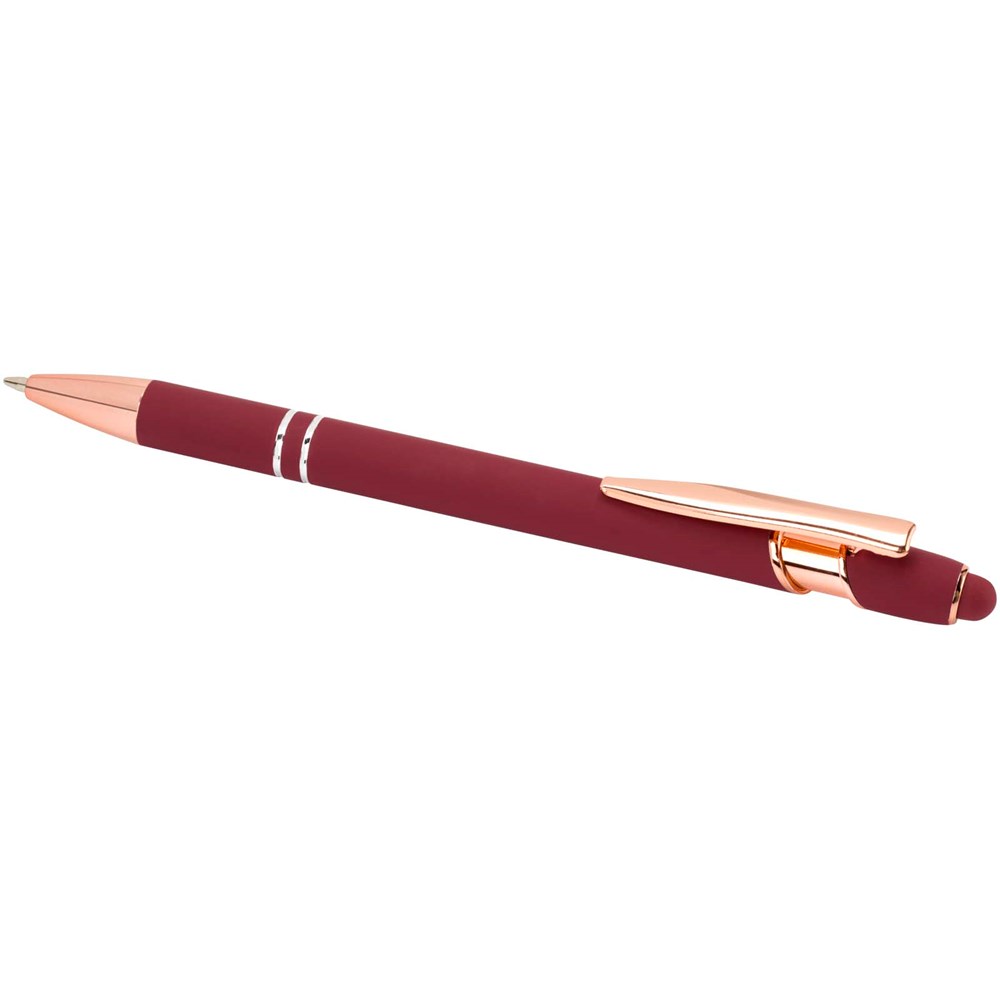 Nanna Kugelschreiber mit Roségold Finish bordeaux