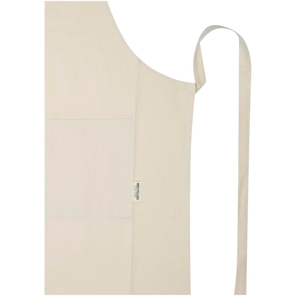Nia 200 g/m² Schürze aus recycelter Baumwolle heather grün
