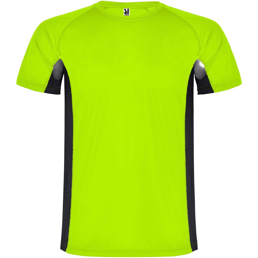 Shanghai Sport T-Shirt für Kinder Fluor Green, schwarz