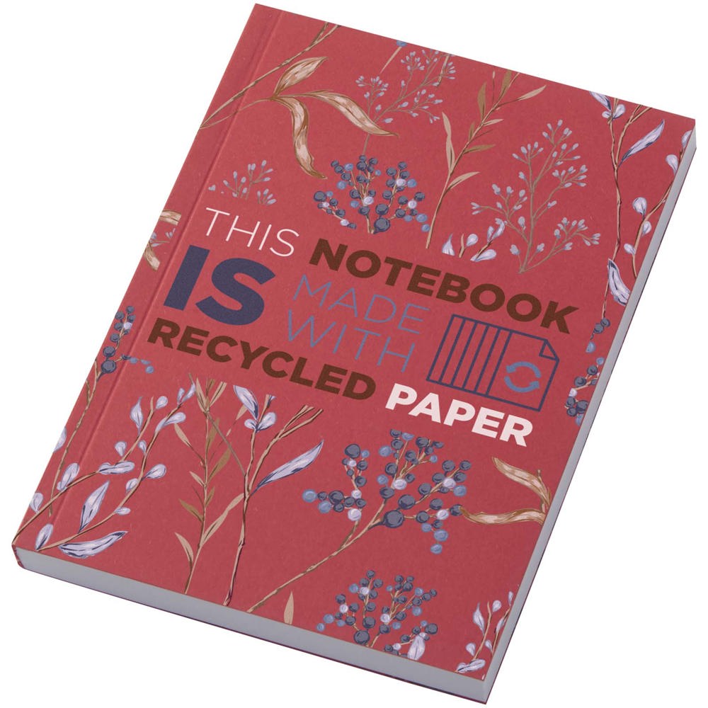 Novella Austen A6 Softcover Notizbuch aus Recyclingmaterial – 100 Blatt rot