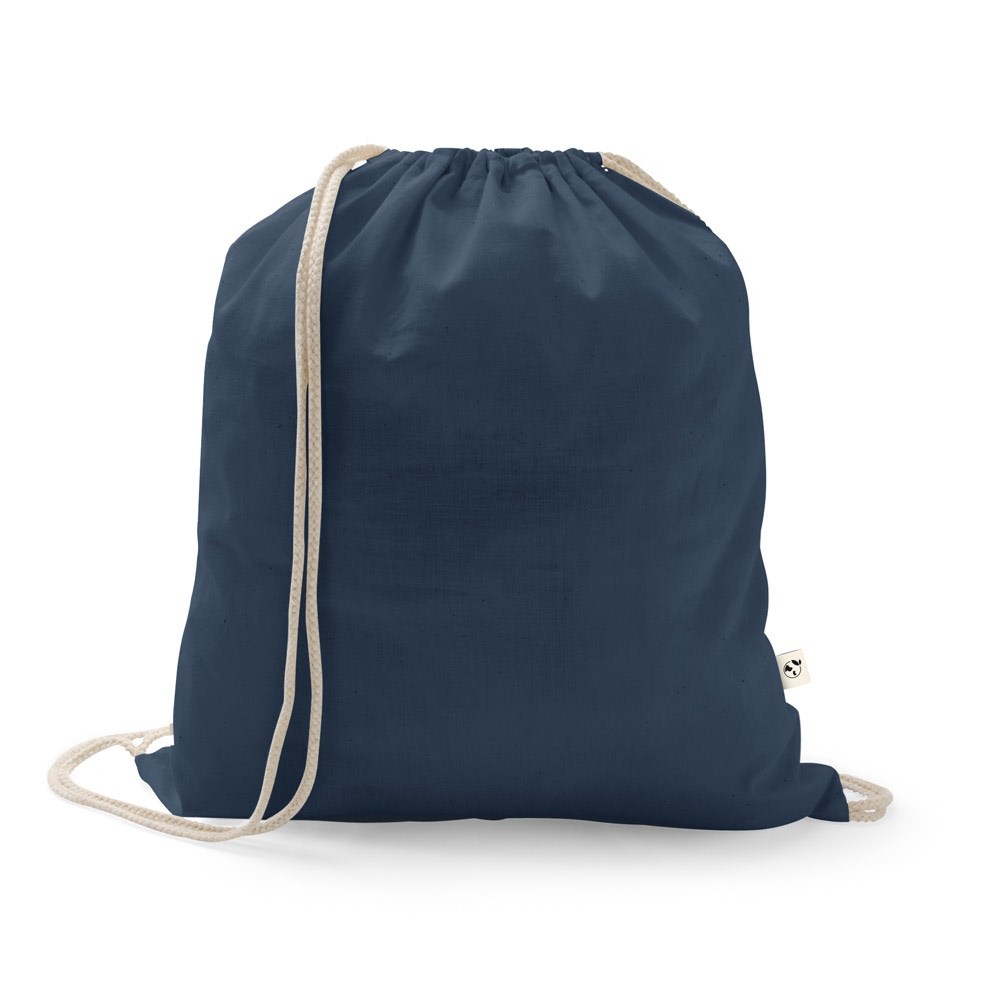 ISTANBUL Rucksack aus recycelter Baumwolle (70%), Polyester (30% rPET) (150 g/m²) dunkelblau