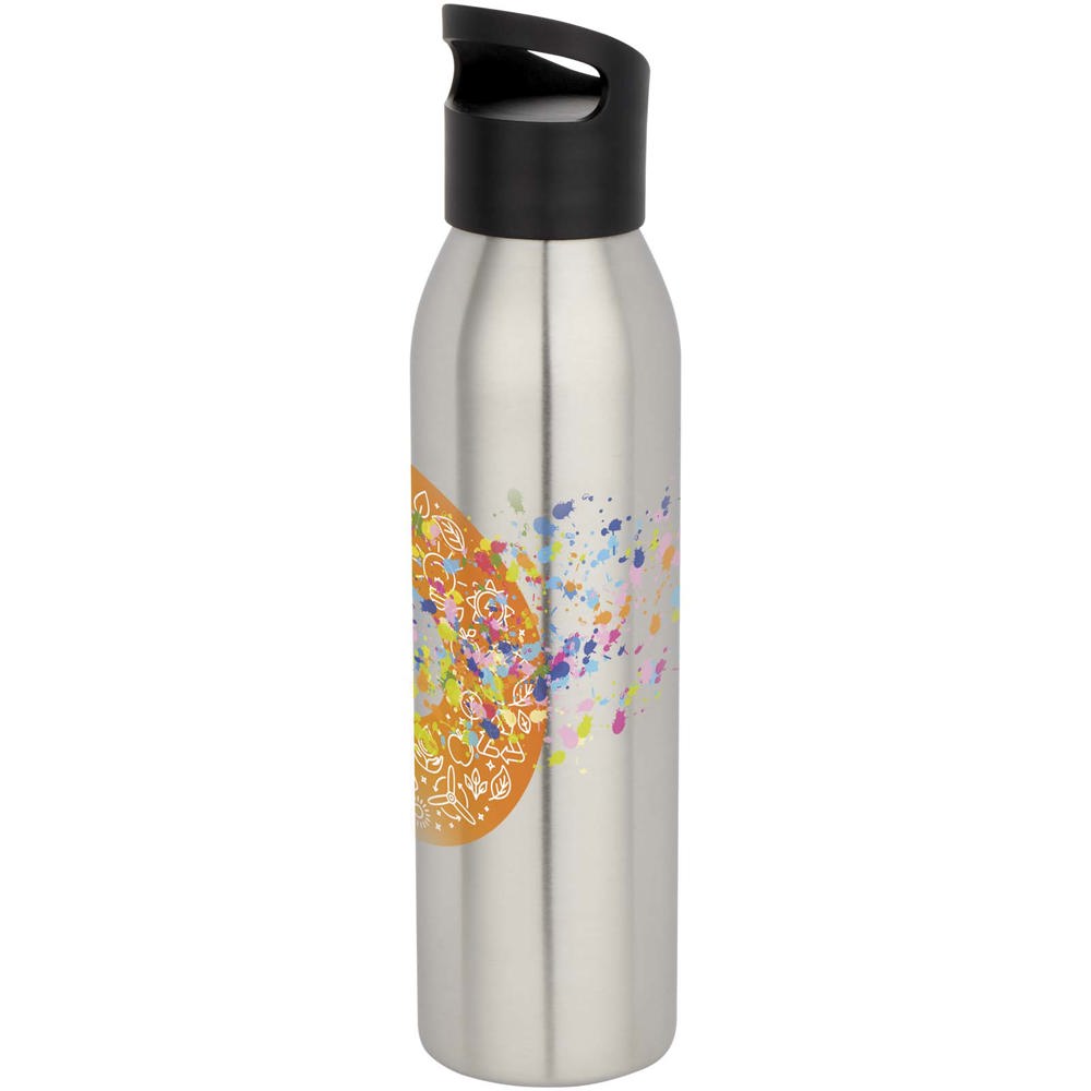 Sky 650 ml RCS-zertifizierte, einwandige Trinkflasche aus recyceltem Edelstahl edelstahl grau