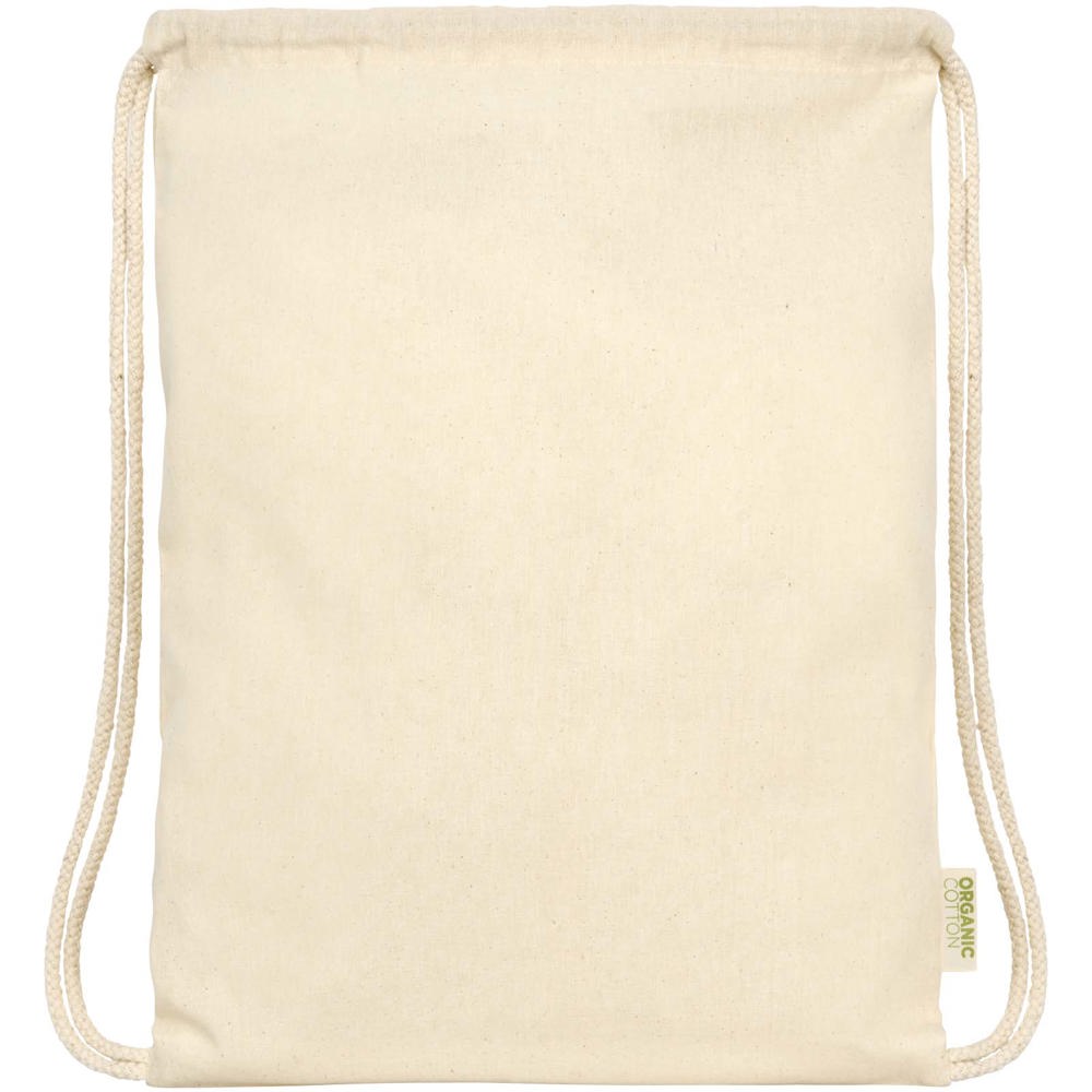 Sac refermable à cordon Odisha de 5 L bio certifié OCS 140 g/m² Naturel